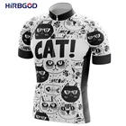 Веломайка HIRBGOD мужская с котом, быстросохнущая рубашка для езды на велосипеде, семейная одежда, летняя