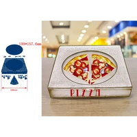 pizza takeaway box food letters decorations metal cutting dies scrapbooking paper diy cards crafts embossing die cuts new 2019