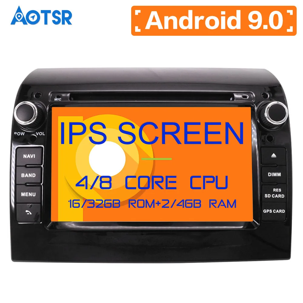 Android 9,0 4+ 64GB Автомобильный Радио dvd-плеер gps Мультимедиа Стерео для Fiat Ducato 2008- Citroen Jumper peugeot Boxer Video Navi