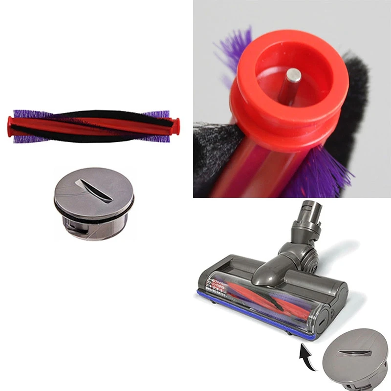 

Роликовая щетка, наконечник рулона щетки для Dyson V6 Animal пушистый SV03, беспроводная щетка для рулона щетки + наконечник