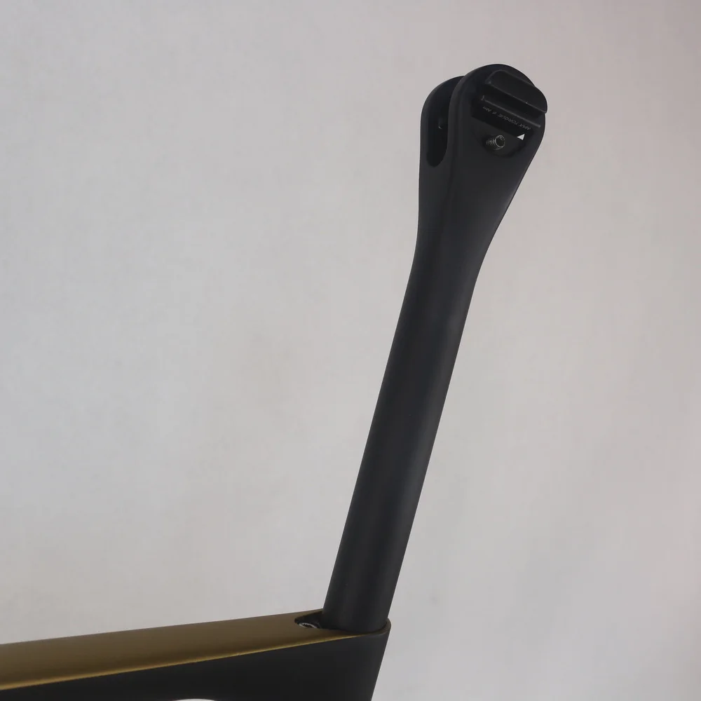 Цена Скрытый Кабель Seraph Toray T1000, углеродное волокно, Золотая краска, диск, гравий, рама GR039 BSA с плоским рулем