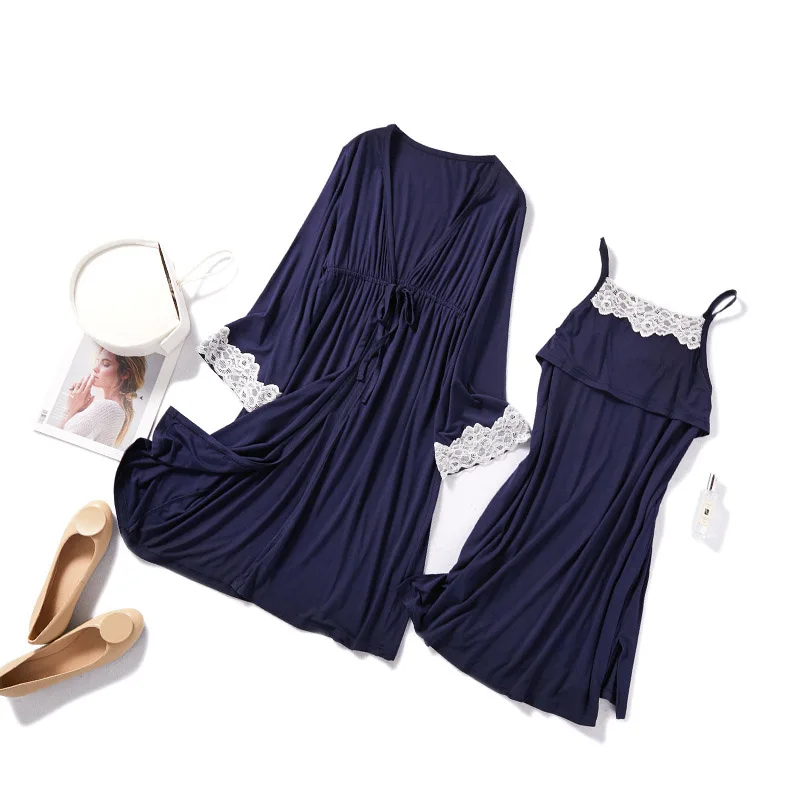 

2Pcs/Set Pregnancy Maternity Pajamas Sleepwear Nursing Pregnant Pajamas Breastfeeding Nightgown Elegant Maternity Nursing Dress