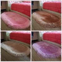 carpet thickened and densely woven oval filament elastic silk bedside blanket living room bedroom carpet home room carpet