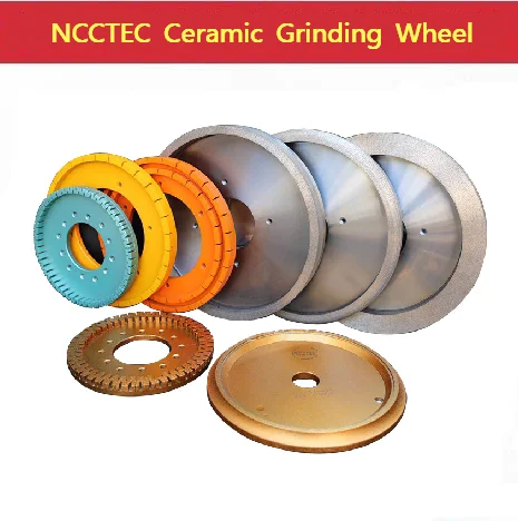 4'' 6'' 7'' 8'' 10'' 12'' Ceramic Edge Diamond Grinding Wheel Metal/Resin Bond | 100 150 180 200 250 300mm DRY Squaring Wheel