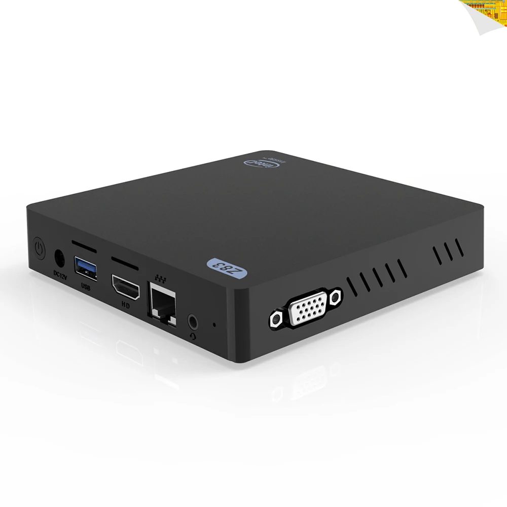 

Z83V genuine windows 10 Mini pc baytrail Z8350 TV Box 2G 32GB 1000 Lan windows10 desktop small computer