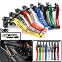 motorcycle accessories modified two finger clutch short adjustable brake levers handle for honda cbr600rr cbr 600rr 2003 2006