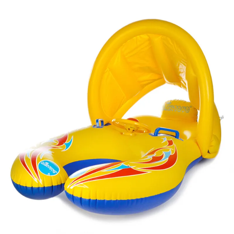 Фитнес 1 шт. плотные родитель ребенок лодка для плавания надувные сиденья