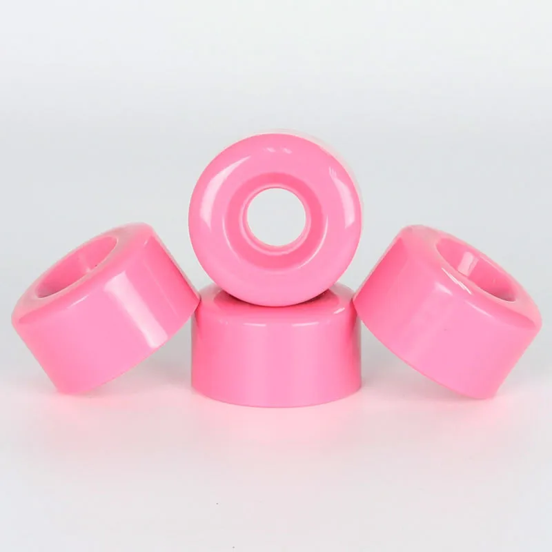 Pink 78A скейт доска колеса 58 мм* 32 мм фруктовая поверхность Прочный PU Rodas для Лонгборда Дорога Асфальт земля скейтборд катание колеса 4 шт - Цвет: Pink