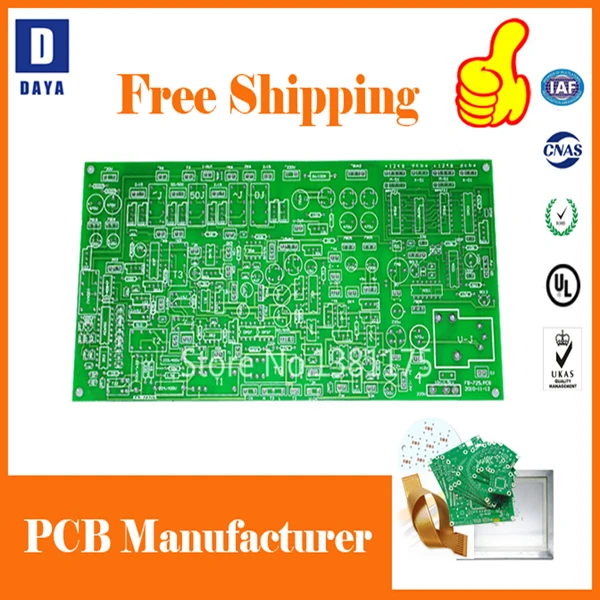 DDAYA быстрый поворот низкая стоимость PCB прототип производитель, FR4 алюминиевая Гибкая PCB, трафарет пасты для пайки, 007