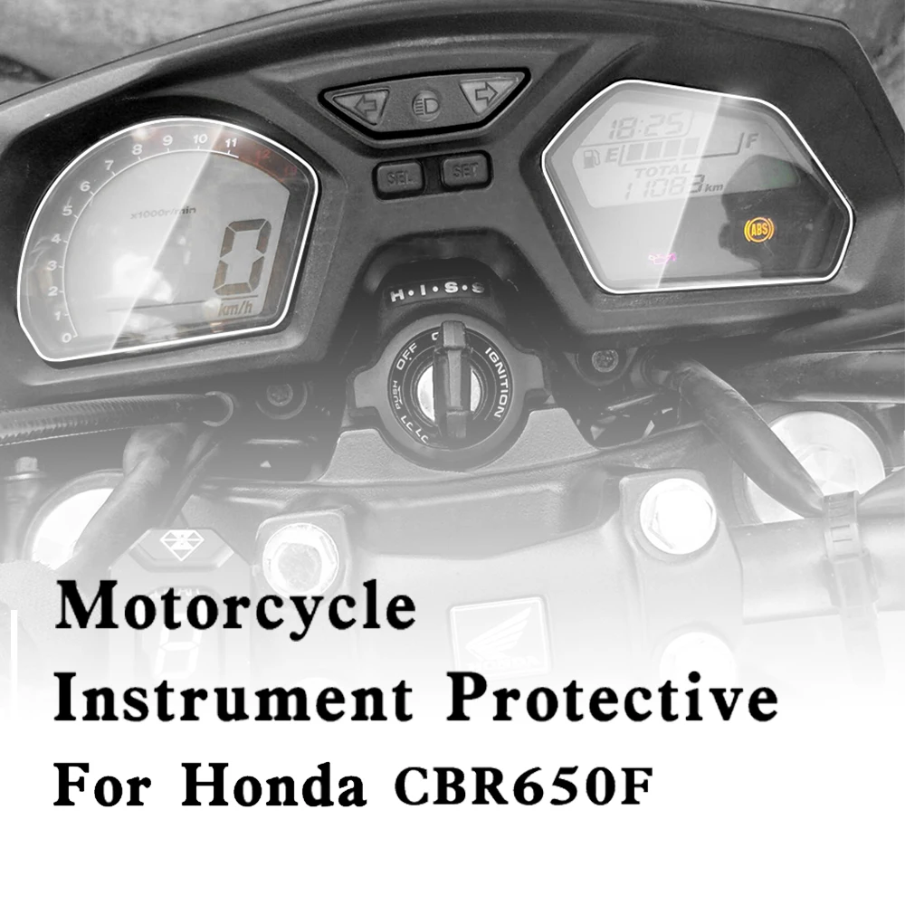 

For HONDA CBR/CB 650F CBR650F CB650F Motorcycle Speedometer Scratch Cluster Screen Protection Film Protector