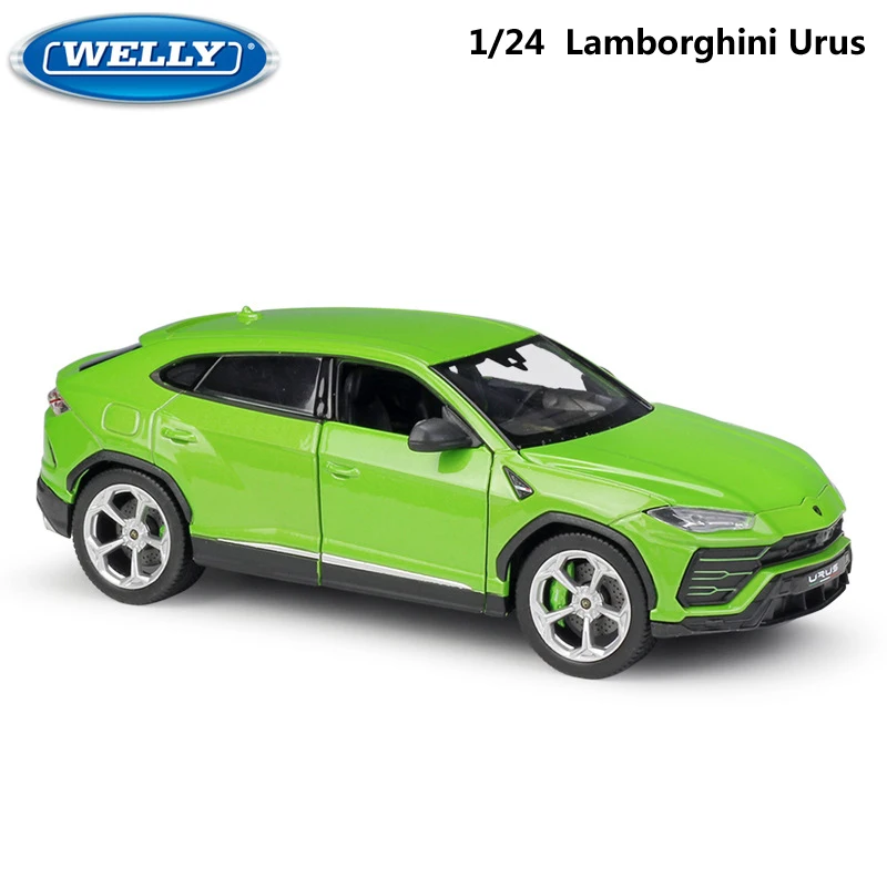 WELLY литая машина масштаб 1:24 высококлассная модель автомобиля Lamborghin Urus