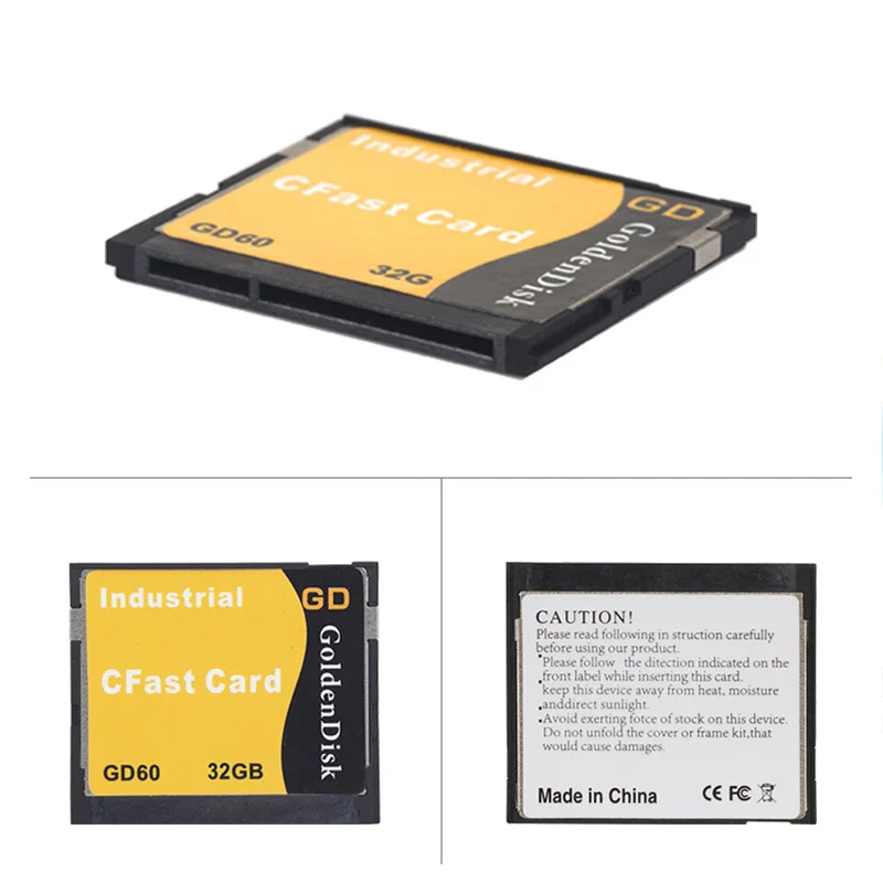 Goldendisk Cfast твердотельный диск 128 ГБ Размер флеш память NAND MLC оригинал для камеры 4K