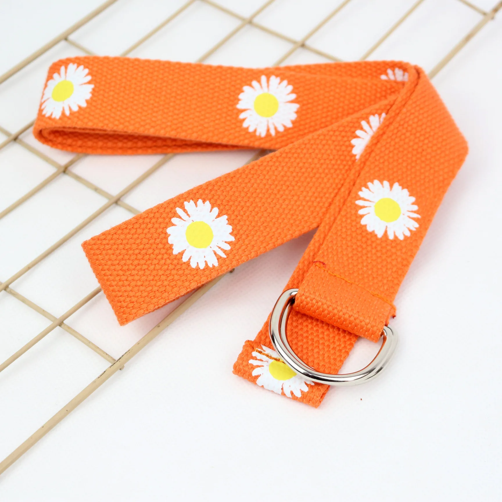 

Belts Korean Fashion Unisex Canvas Double-ring Buckle Belt Tide Brand Wild Belt Ladies Jeans Waist Belt
