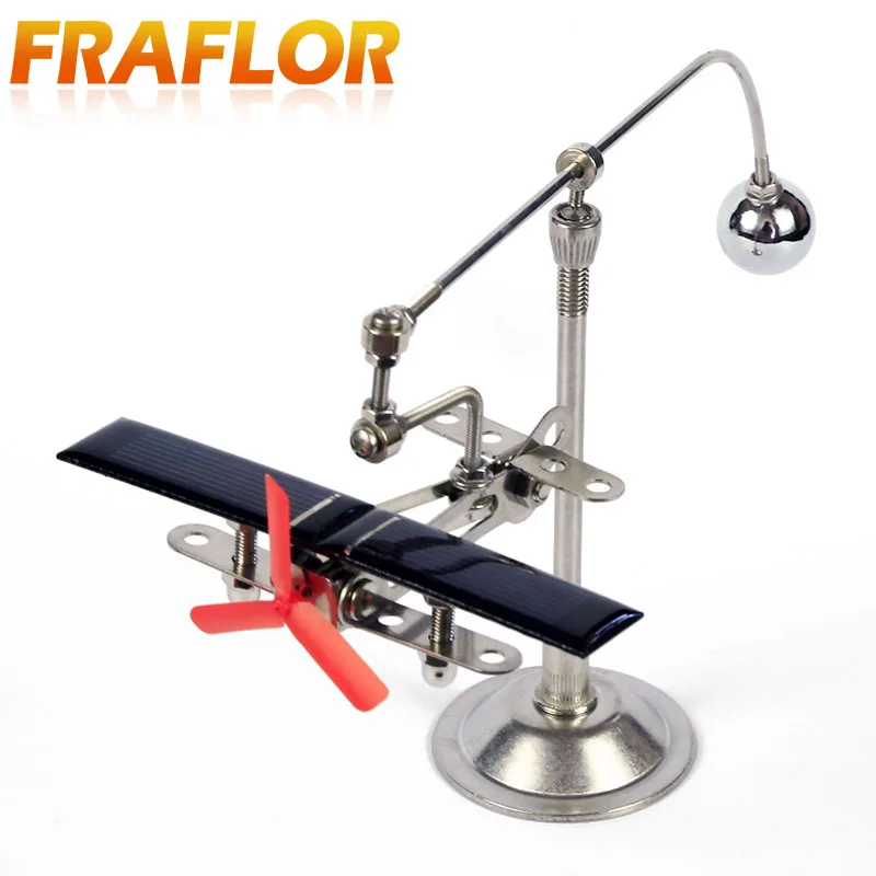 Высокотехнологичные игрушки на солнечной батарее развивающий мини самолет