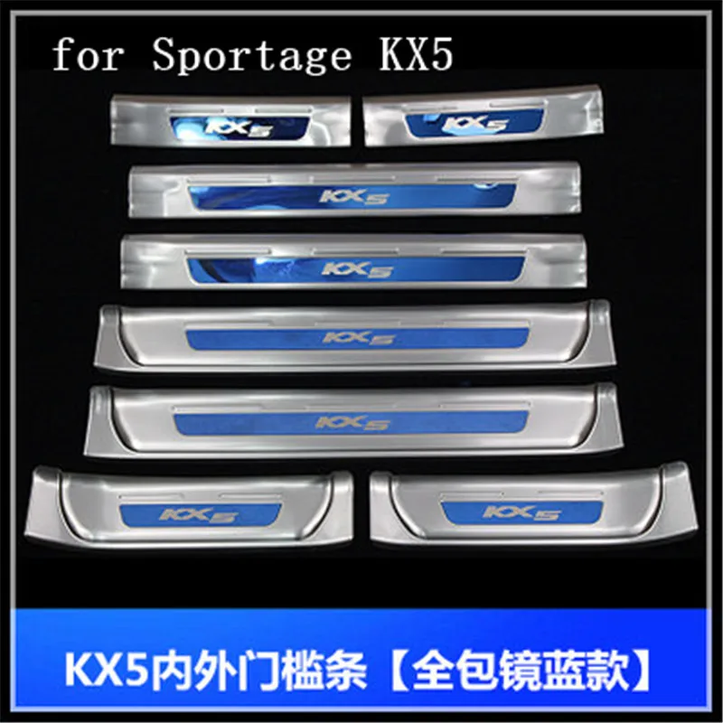 Наклейка для стайлинга автомобиля накладка на задний бампер из нержавеющей