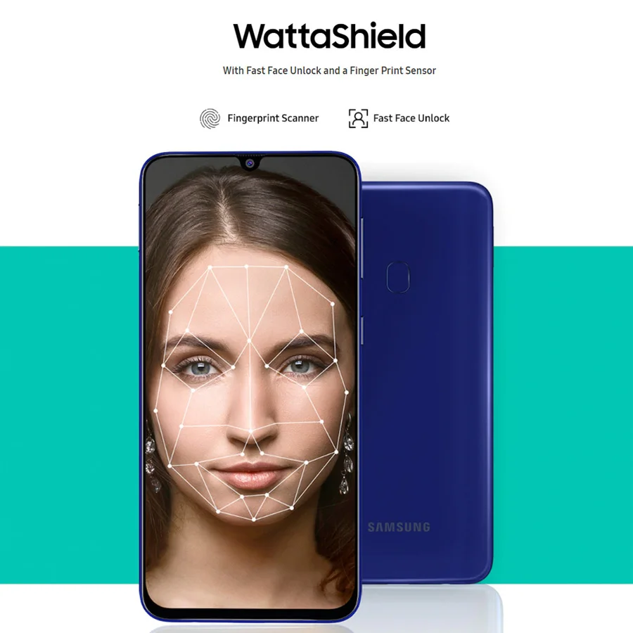 

Global Version Samsung Galaxy M21 M215F/DS 4G Mobile Phone 4GB 64GB OctaCore 6.4"1080x2340 6000mAh 48MP NFC Android10 Smartphone