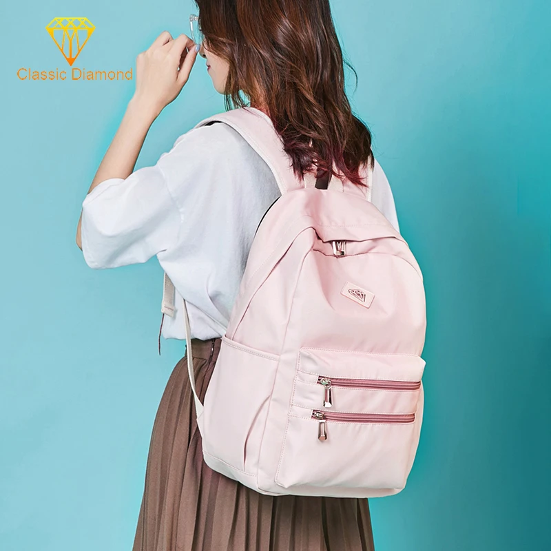 

Women Nylon Waterproof Backpack Female Laptop Book Bags Fashion Travel Bagpack School Bags for Teenager Girls Mochila Escolar