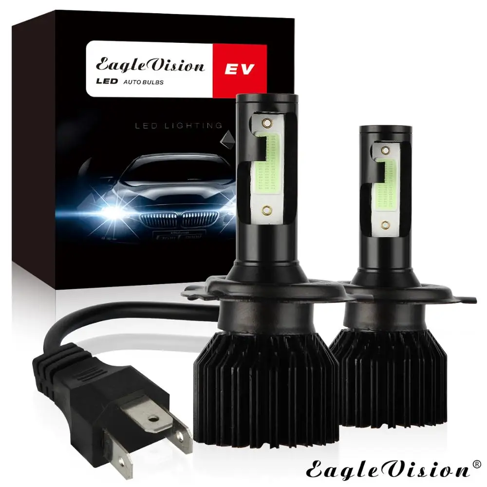 EagleVision Автомобильный светодиодный фары 9005 9006 H1 H4 H7 H11 Автомобильные 6000K 30W 12V 3000LM