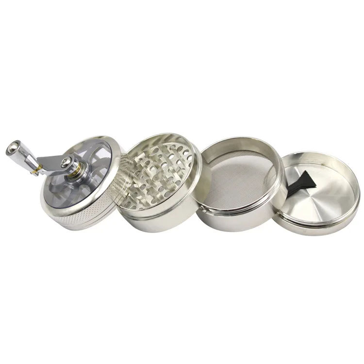 

Aluminum Herbal Herb Grinder Tobacco Smoke Herb Cigarette Accessories 4-layer