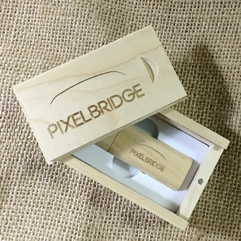 Кленовый деревянный Usb + коробка USB флеш-накопитель 2 0 грецкий орех дерево Флешка 4