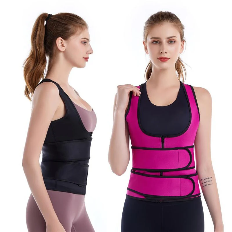 

Women Slimming Fitness Body Shapers Neoprene Sauna Corset Fat Burning Vest Waist Trainer Belt Reducing Shapewear Sweat Tank Tops