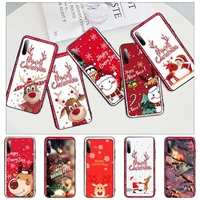merry christmas deer phone case for iphone 11 12 mini pro xs max 8 7 6 6s plus x 5s se 2020 xr shell