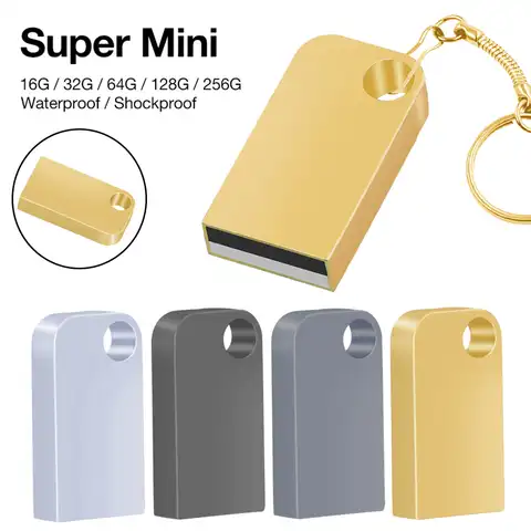 Мини-флеш-накопитель USB 2,0, 4 цвета, миниатюрный, 32 ГБ, 4 ГБ, 8 ГБ, 16 ГБ, 64 ГБ
