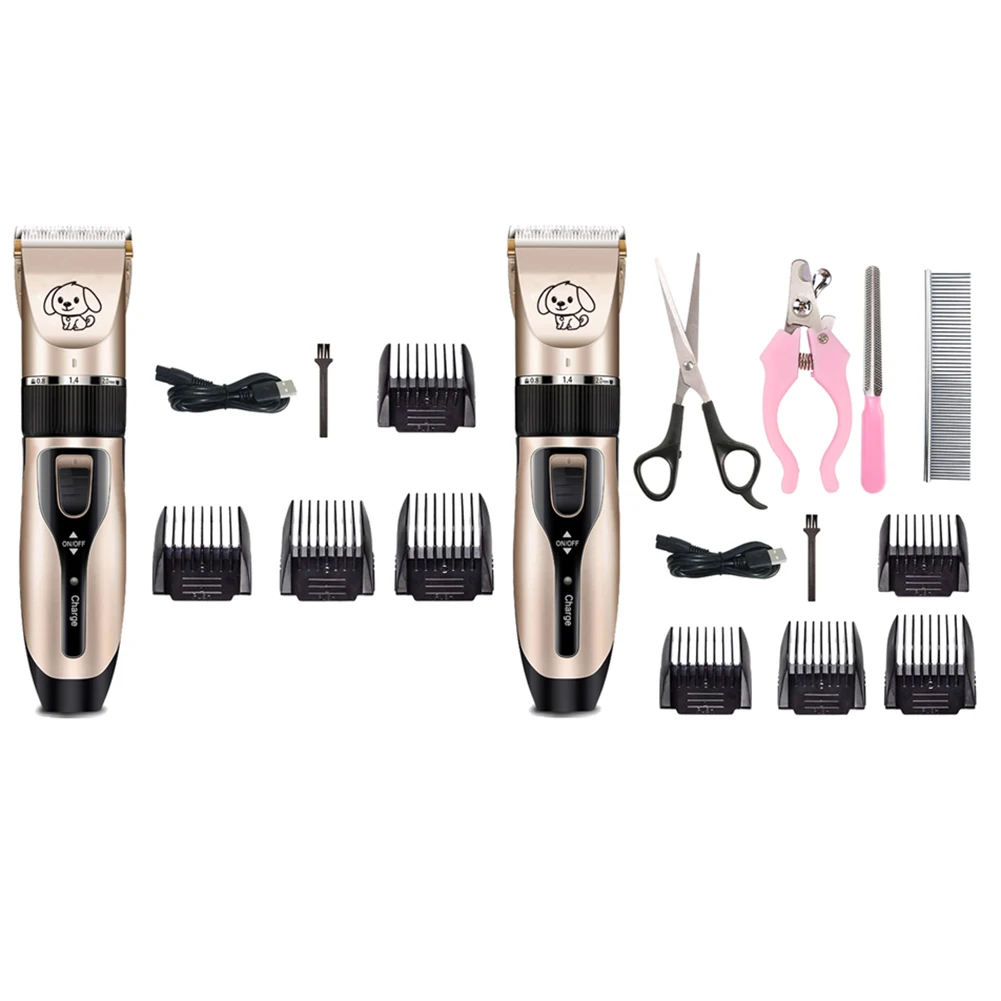 

Электрическая машинка для стрижки домашних животных, профессиональный комплект для ухода за шерстью, перезаряжаемый триммер для кошек и со...