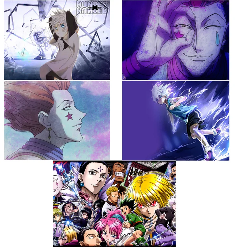 Алмазная живопись сделай сам настенное искусство Hunter X вышивка крестиком картины