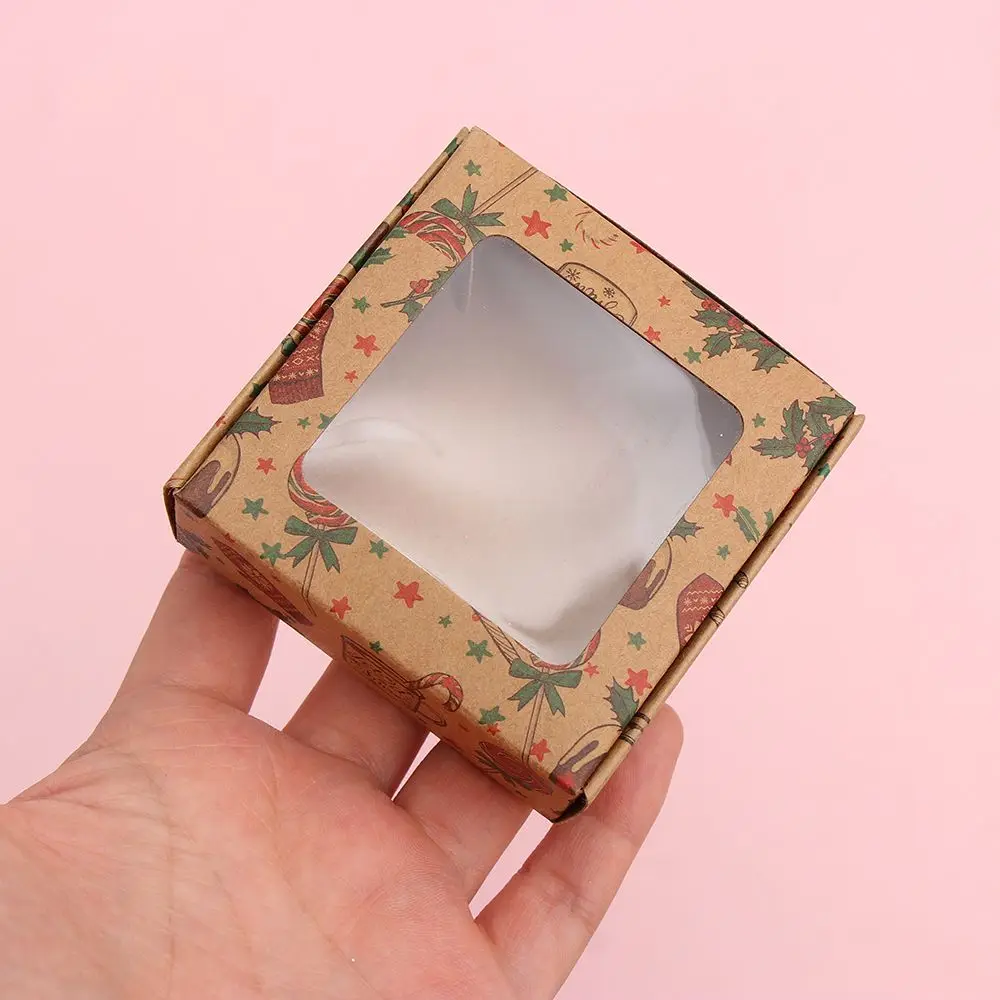 Новая многоразмерная Подарочная коробка ручной работы фоторамка из крафт-бумаги