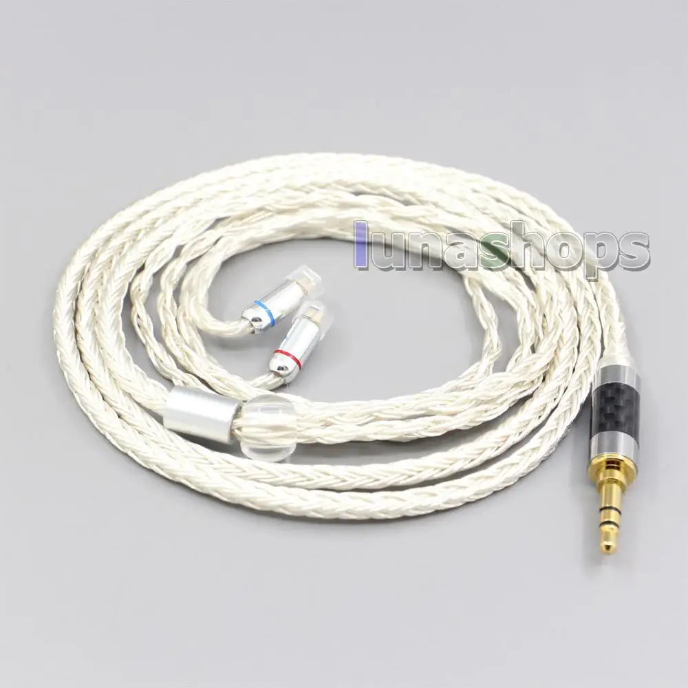 LN007244 16 ядер OCC посеребренные наушники кабель для наушников Sennheiser IE8 IE8i IE80 IE80s