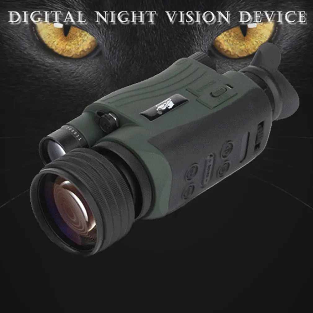 

DE01 Outdoor Monocular HD Infrared Digital Night Vision 850nm Illuminator 410m Full Dark DVR Hunting Cameras Video Photo