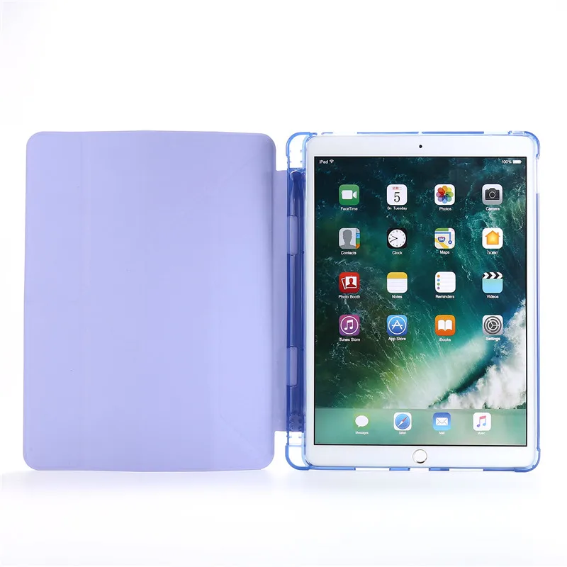 Light Smart Case with Pencil Holder for iPad Air 2019 Flip Stand Shockproof Cover Pro 10 5 Air3 | Аксессуары для планшетов