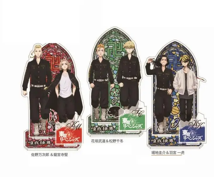 

Anime Tokyo Revengers Ken Ryuguji Mikey Baji Cosplay Acrylic Figure Stand Figure 9477 Kids Collection Toy