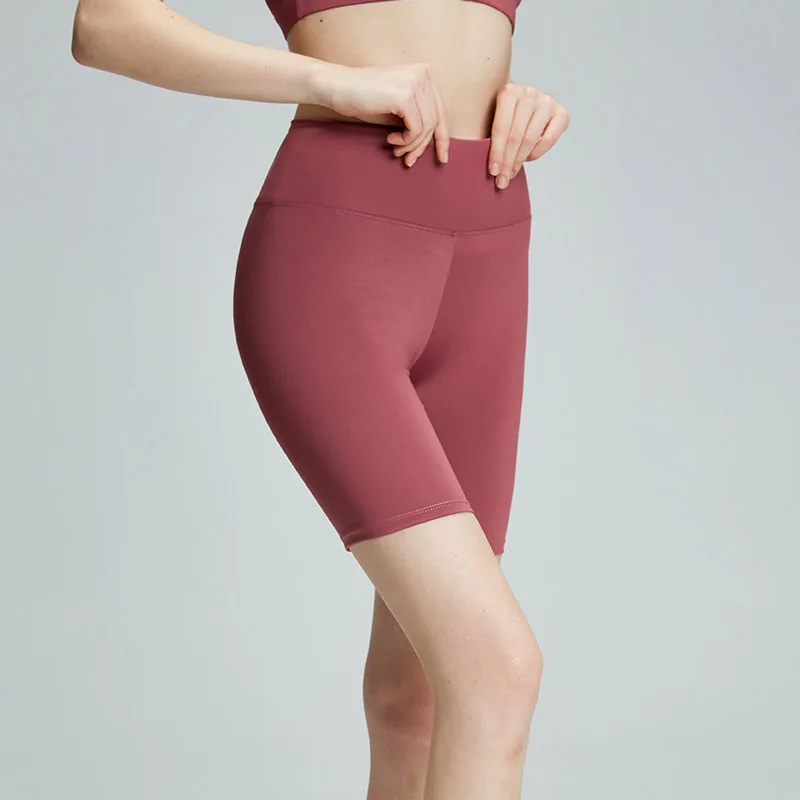 

2020 High Waist Seamless Yoga Shorts Women Fitness Clothing Push Up Hip Gym Shorts Sports Letter Print Workout Short Leggings