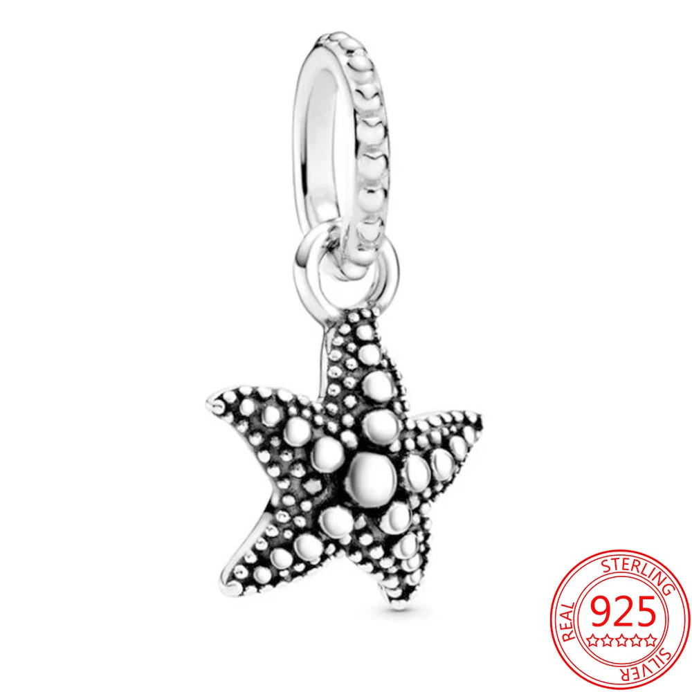 

Женский браслет из серебра 925 пробы, с подвеской в виде морской звезды