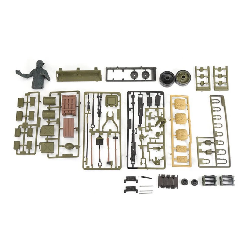 Для 1/16 Henglong Танк 3898 1 США Sherman M4A3 RC пластиковый солдат аксессуары Запчасти