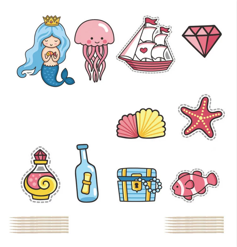 10 шт. топперы для торта Морская звезда | Дом и сад