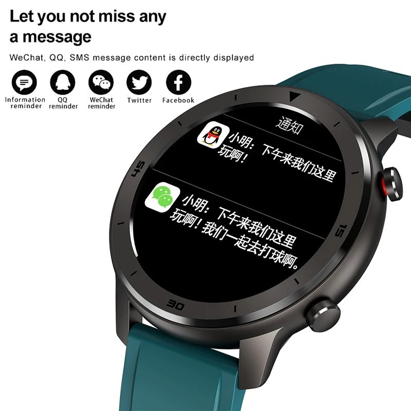 Reloj inteligente LIGE, водонепроницаемые Смарт-часы для мужчин, монитор сердечного ритма, кровяного давления, полный сенсорный экран, музыкальный контроль, умные часы
