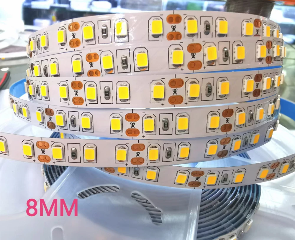Светодиодные ленты светильник 12V 24V SMD2835 гибкие светодиодные светодиодный s не