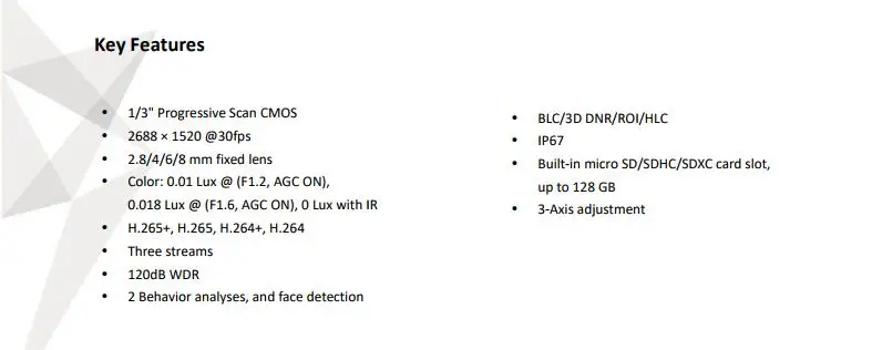 DS-2CD2043G0-I hikvision английский DS-2CD2043G0-I 4MP Сеть IP пуля ИК; poe-питание камера; sd-карта слот
