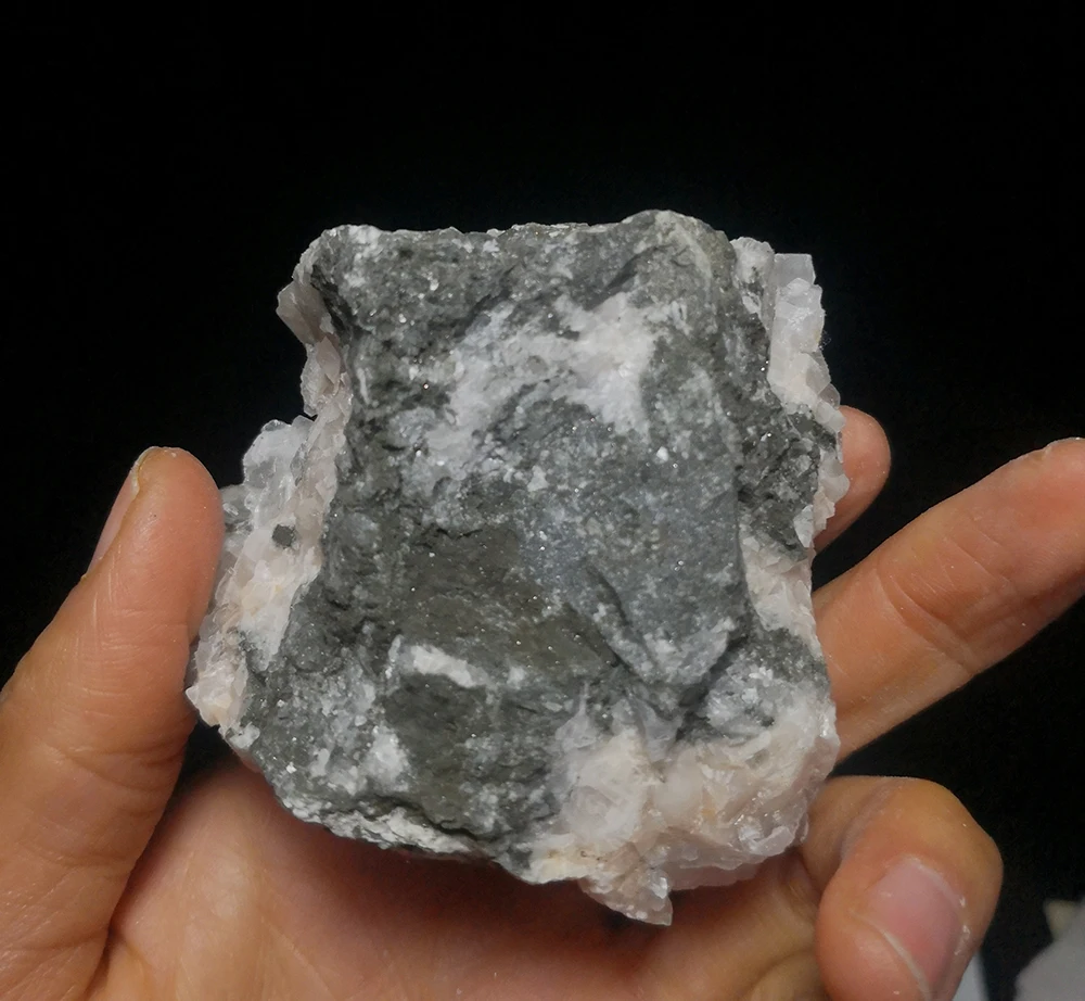 

231g NATURAL Stones and Minerals Rock Calcite Pyrite crystal Hunan PROVINCE CHINA A1-4