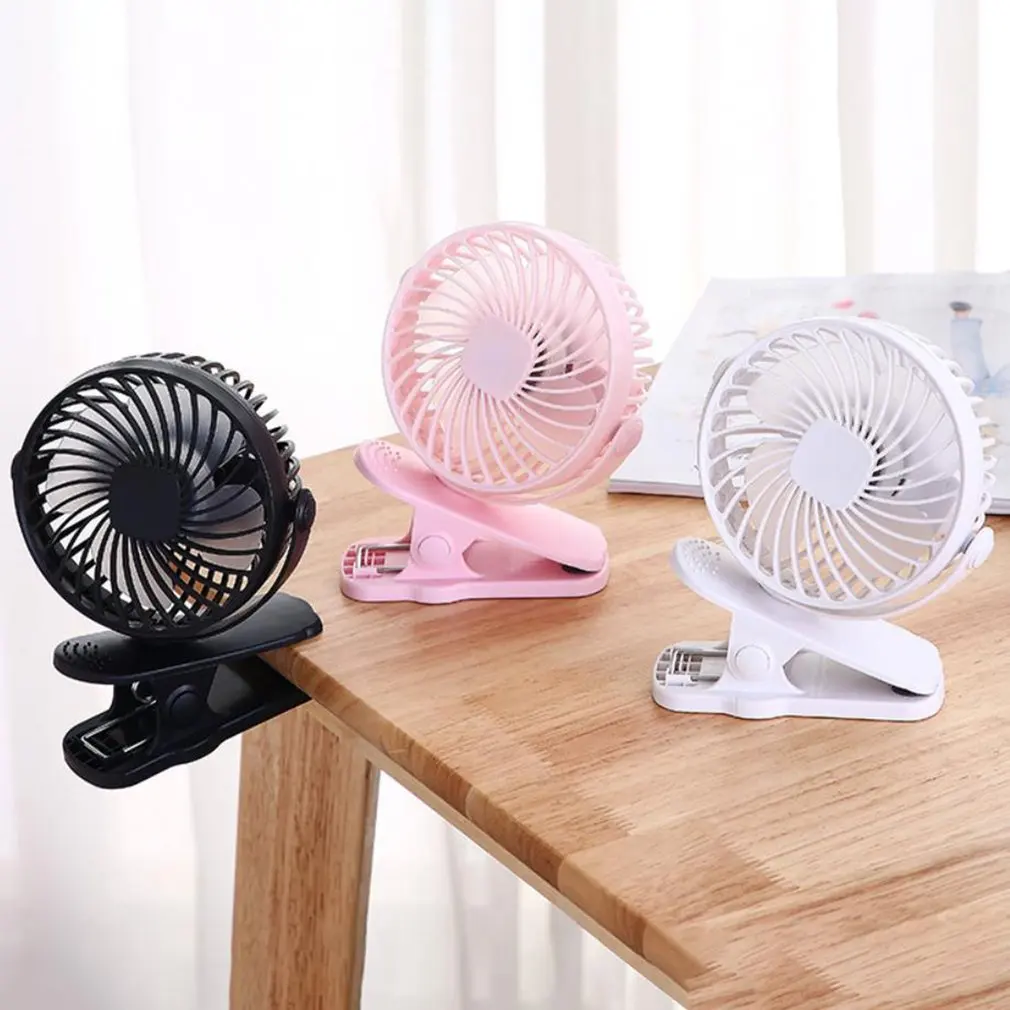 

Portable USB Rechargeable Car Mini Clip Small Fan Light Sound Running Fan With Removable Front Mesh Cover