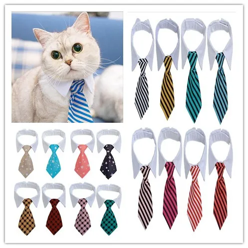 Для домашних любимцев собак кошек регулируемый галстук бабочка ошейник