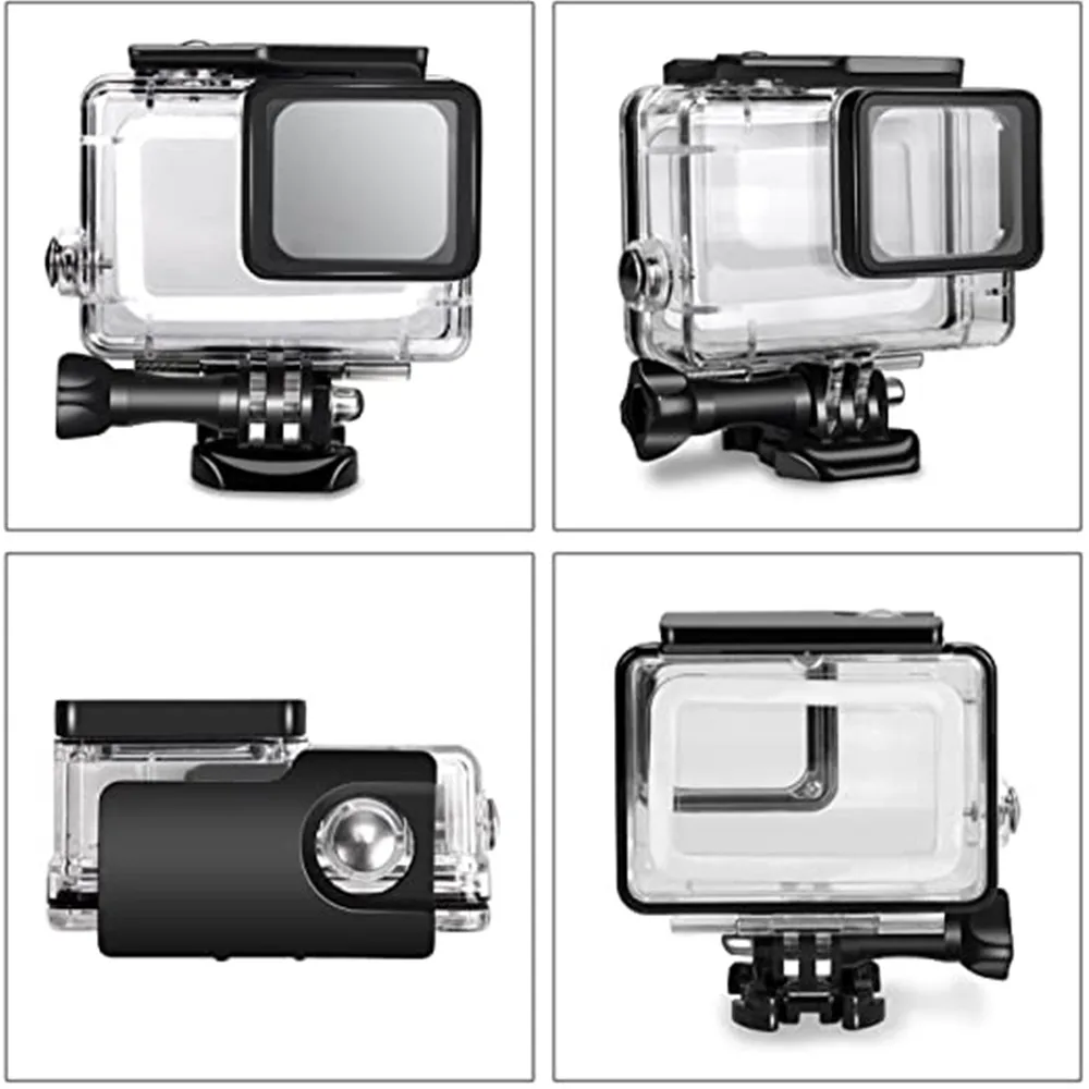 Защитный чехол для GoPro Hero 7 6 5 черный водонепроницаемый подводной съемки