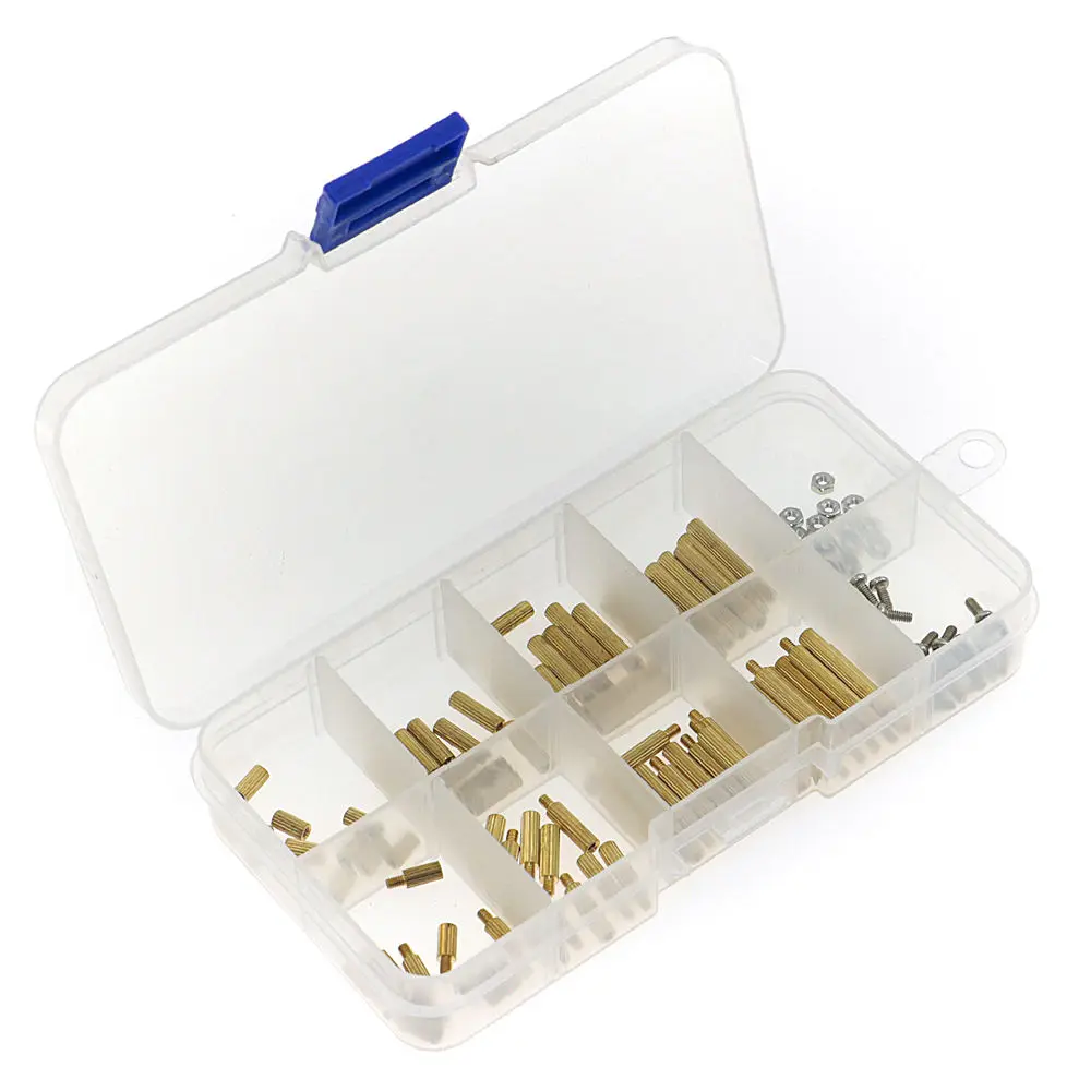 120 шт./кор. M2 латунная рифленая стойка мужская женская круглая Колонка прокладка