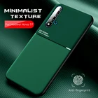 Автомобильный Магнитный чехол для huawei nova 5 t nova5t, тонкий матовый Силиконовый противоударный чехол yal-l21 6,26''