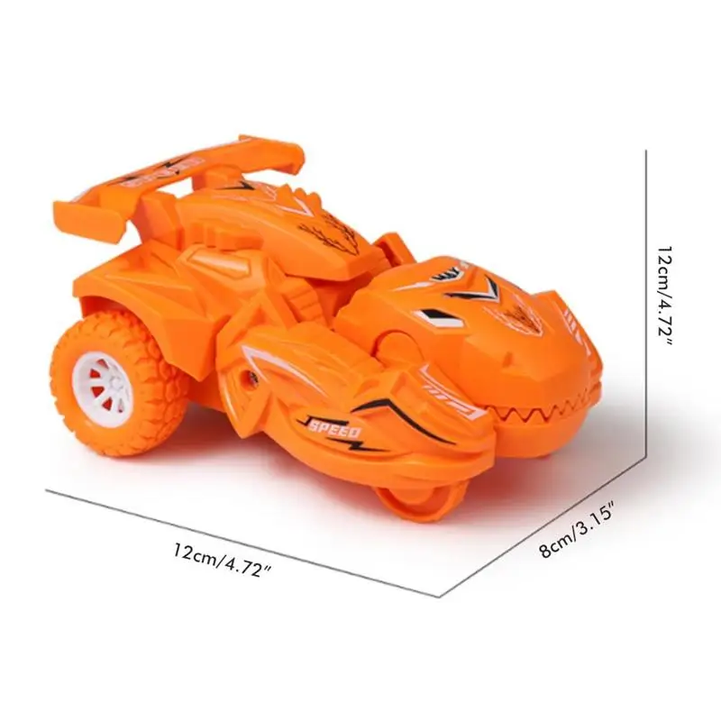 

Dinosaurs Transforming Car Toys Fall Resistant Dinosaurs Friction Car Toy Dinosaurs Toy Gifts for Children Boy