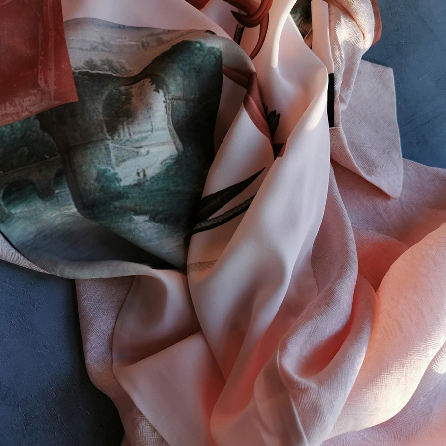 Подиумное дизайнерское женское розовое платье 2019 винтажное абстрактное осеннее