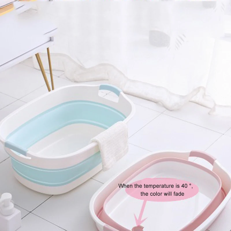 Нескользящая портативная складная детская ванночка для домашних животных